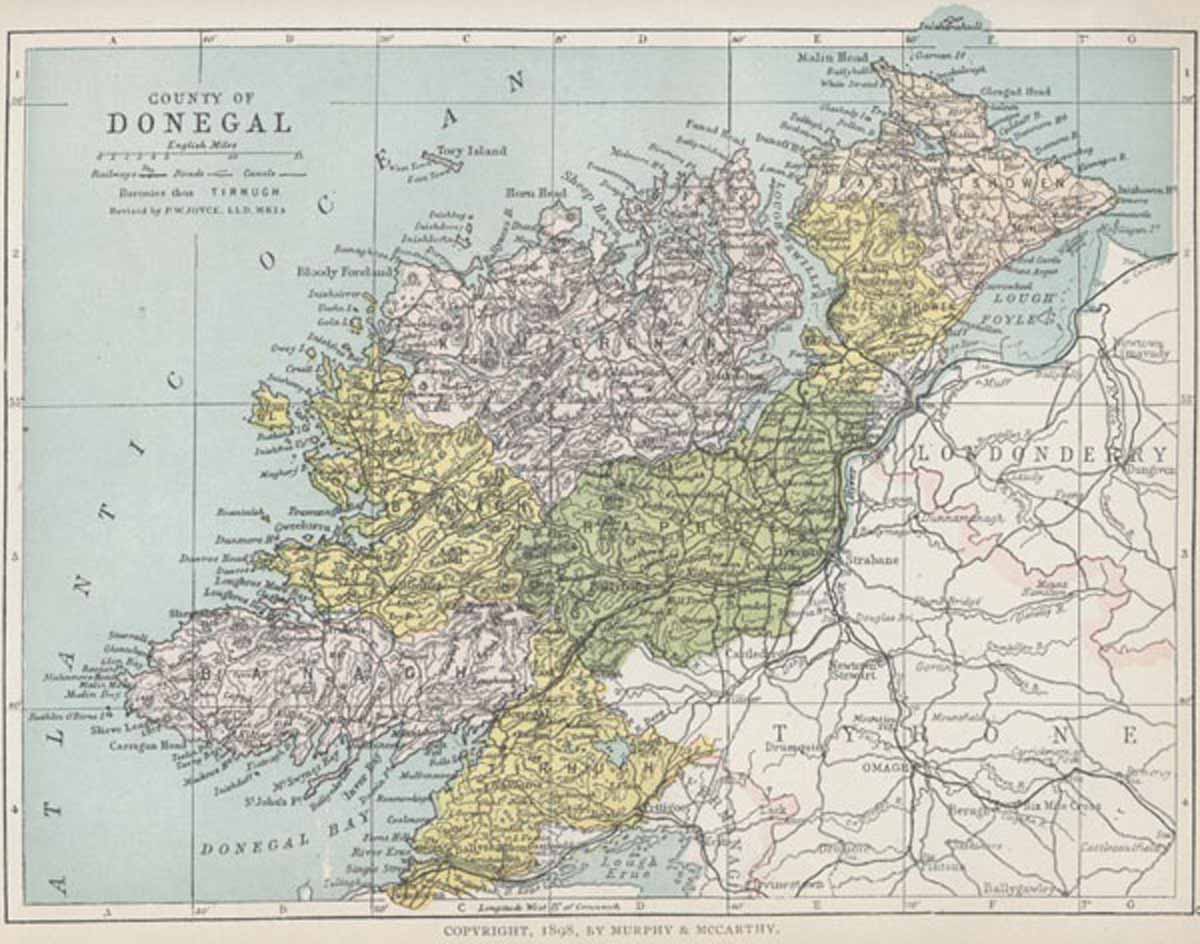 County Donegal Map