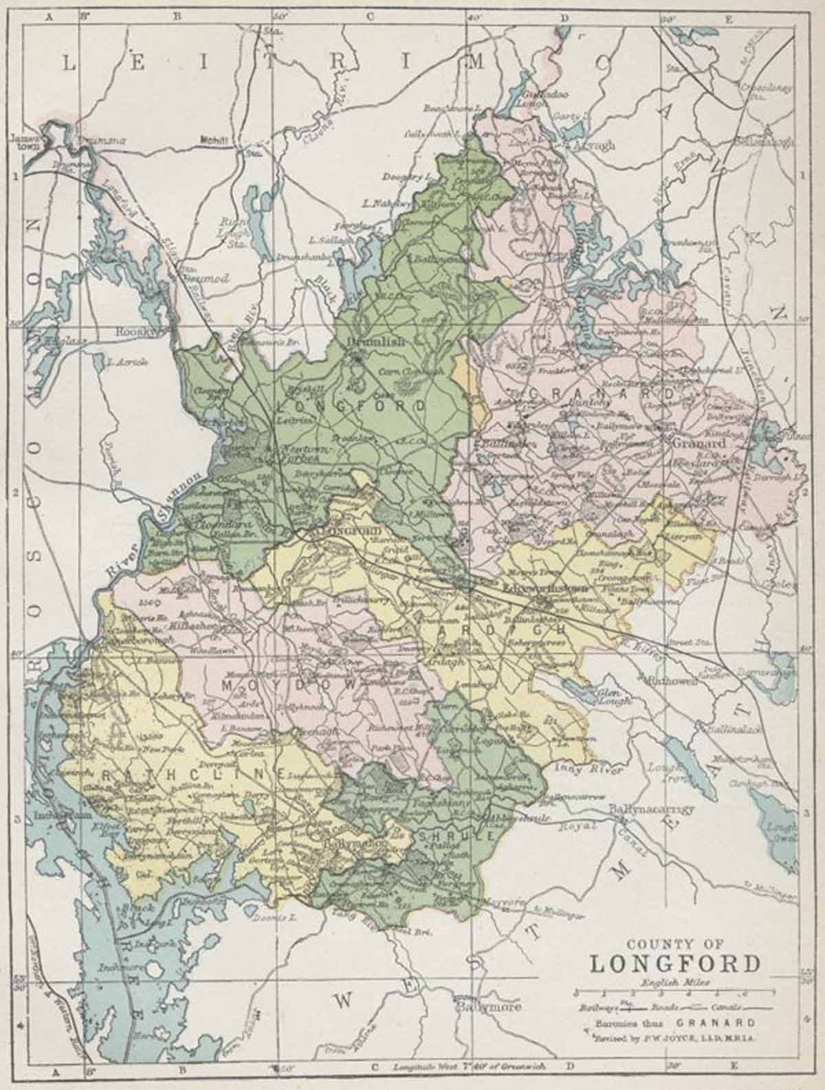 County Longford Map