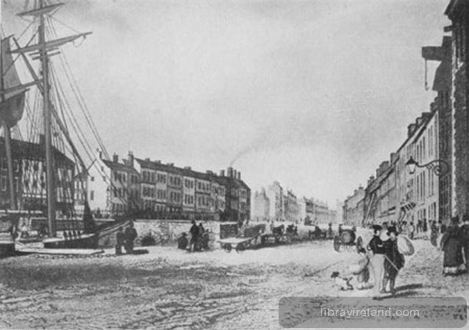 High Street, Belfast, in 1839