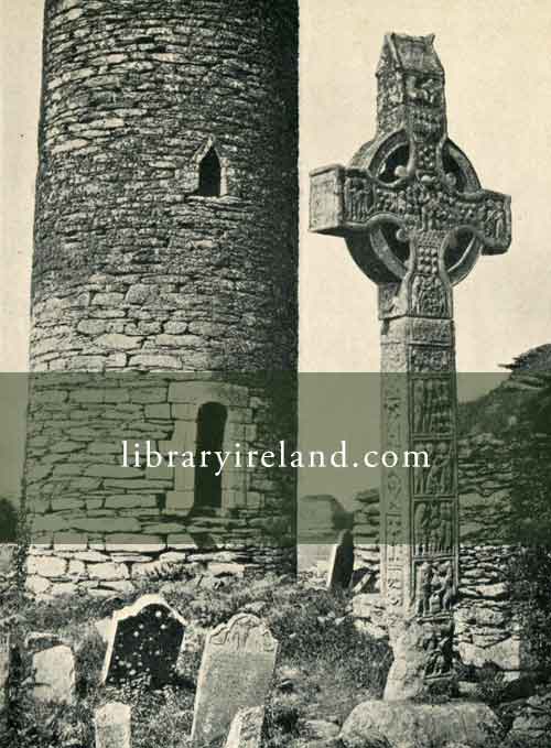 Monasterboice Round Tower and Cross (A.D. 921)