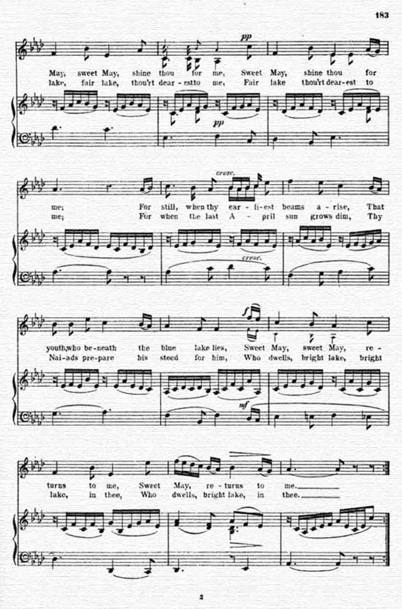 Music score to O'Donoghue's mistress