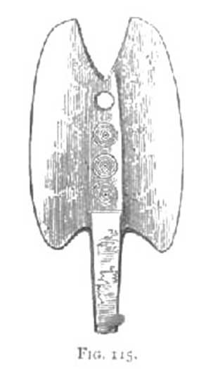 Bronze cutting instrument, believed to be a razor