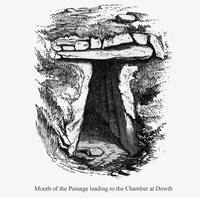 Mouth of Passage leading to the Chamber at Dowth