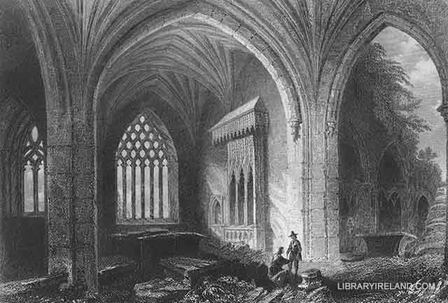 Interior of Abbey of Holy Cross, Tipperary