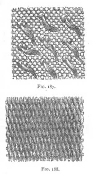 Portions of antique woollen clothing