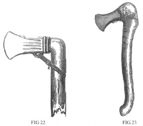 Metallic celts or axe-heads