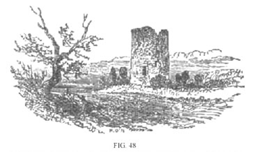 Remains of Round Tower at Drumcliff, Sligo