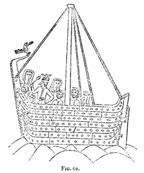 Noah's Ark, from a sketch on a flyleaf of the Book of Ballymote