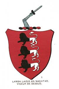Brody, Broder, or Broderick family crest